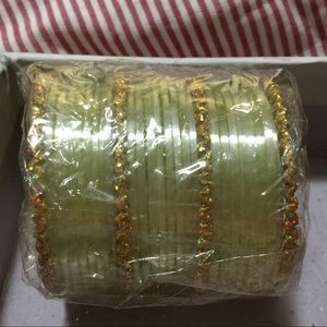 Light yellow bangles